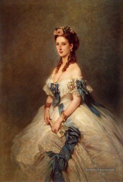  Princesse Tableaux - Alexandra Princesse de Galles portrait royauté Franz Xaver Winterhalter